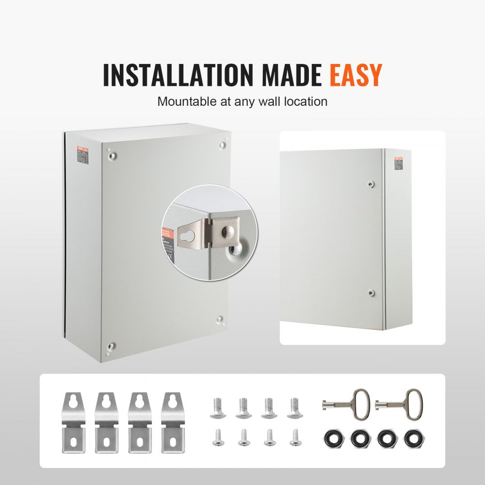 SPT-705025 - 28x20x10” Waterproof Cold Rolled Steel Electrical Enclosure