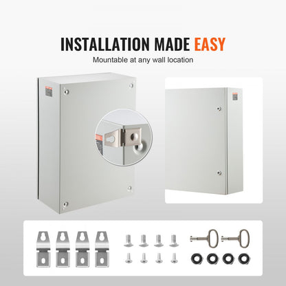 SPT-705025 - 28x20x10” Waterproof Cold Rolled Steel Electrical Enclosure