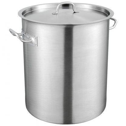SP354003D - 42 Quart Heavy-Duty Stainless Steel Stockpot for Versatile Cooking