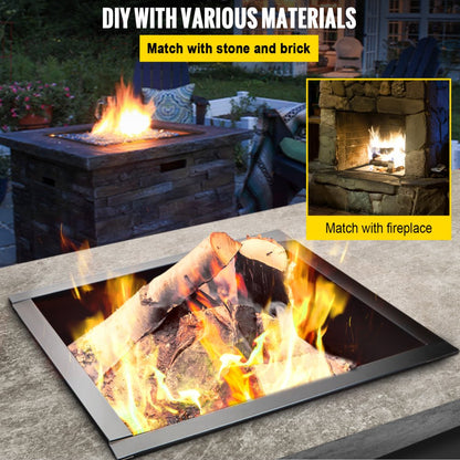 VV-FPR-FX-30 - Durable 30-Inch Steel Fire Pit Ring for DIY Projects