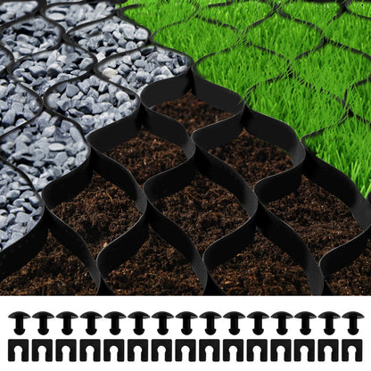 VV-TGGS27X4FT2INBDD - 27ft x 4ft VEVOR Heavy-Duty Ground Grid, 2in Depth