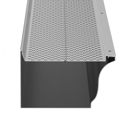5in-104 - Durable Aluminum Gutter Guards, Easy Install Leaf Filter System
