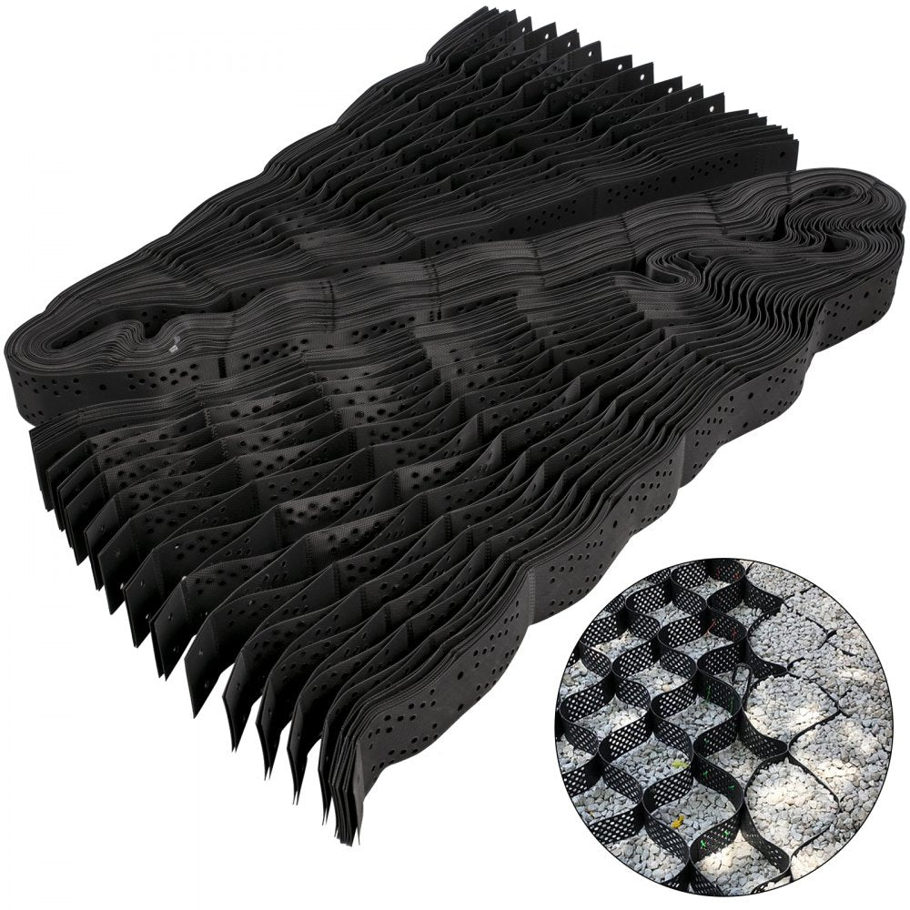 010760875047 - 9x17 ft HDPE Gravel Grid for Stabilization & Erosion Control
