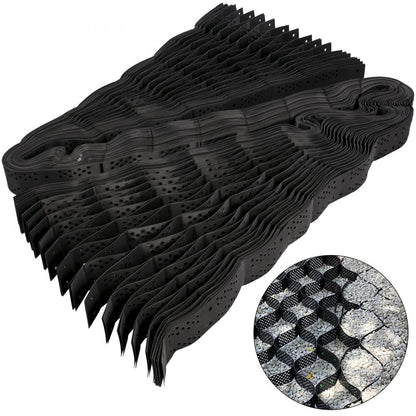 010760875047 - 9x17 ft HDPE Gravel Grid for Stabilization & Erosion Control