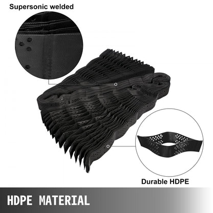 010760875047 - 9x17 ft HDPE Gravel Grid for Stabilization & Erosion Control