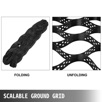010506207542 - HDPE Gravel Grid 9x17 ft for Driveways & Landscaping