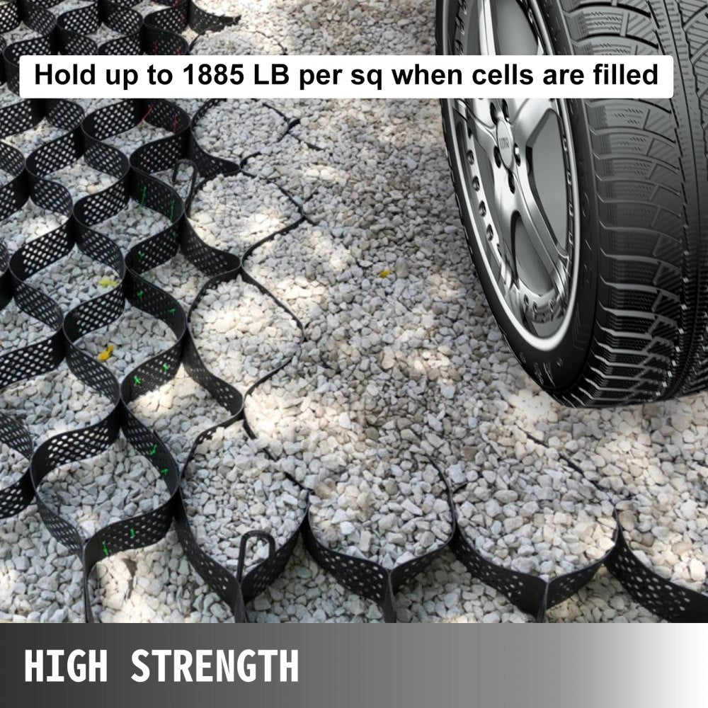 010506207542 - HDPE Gravel Grid 9x17 ft for Driveways & Landscaping