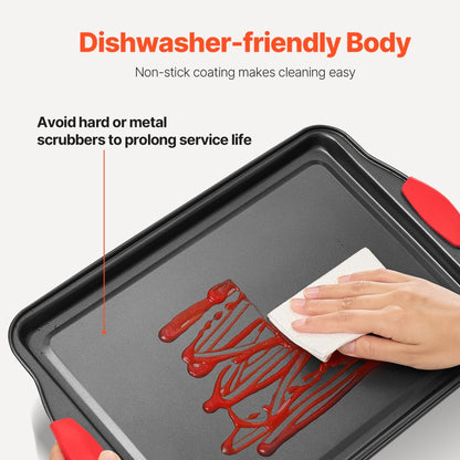 QT026 - 10-Piece Non-Stick Carbon Steel Bakeware Set for Every Baker