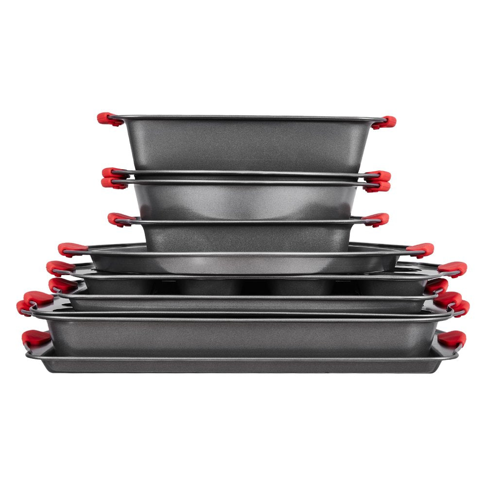 QT026 - 10-Piece Non-Stick Carbon Steel Bakeware Set for Every Baker