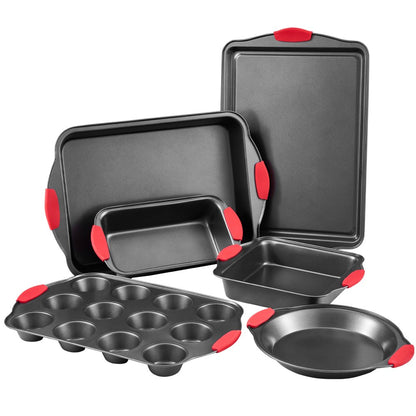QT025-6 - 6-Piece Non-Stick Carbon Steel Bakeware Set for All Baking Needs