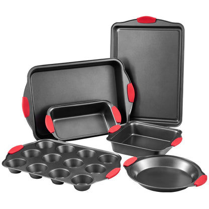 QT025-6 - 6-Piece Non-Stick Carbon Steel Bakeware Set for All Baking Needs