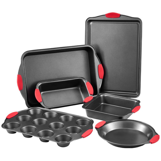 QT025-6 - 6-Piece Non-Stick Carbon Steel Bakeware Set for All Baking Needs