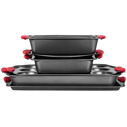 QT025-6 - 6-Piece Non-Stick Carbon Steel Bakeware Set for All Baking Needs