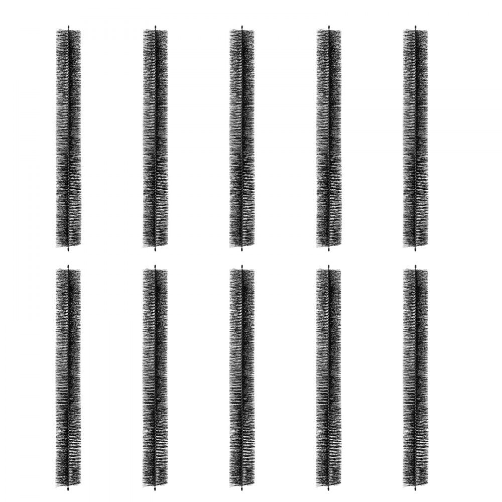 0809-10 - 30ft Gutter Brush, 4.33" Diameter, Durable Debris Barrier