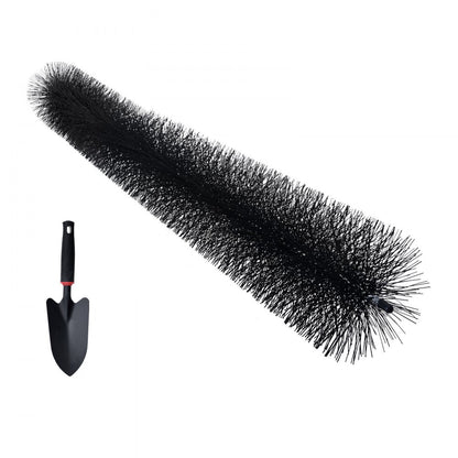 0809-20 - VEVOR 60ft Gutter Brush, 4.3in Diameter Leaf & Bird Guard