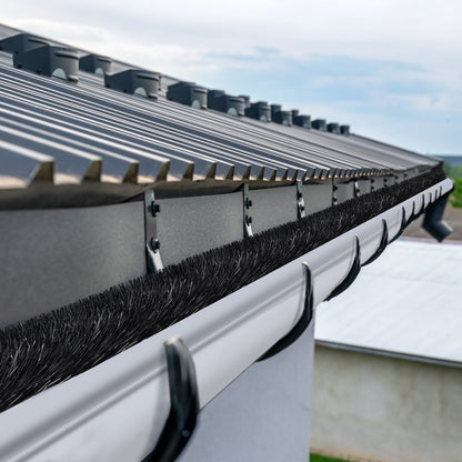 0809-27 - VEVOR 80ft Gutter Brush for Easy Leaf Prevention