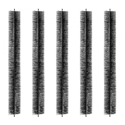 0809-5 - 15 Feet Gutter Brush, 4.33" Diameter for Leaf Protection