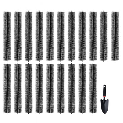 0810-20 - VEVOR 60ft Gutter Brush, 5.25" Diameter Leaf and Bird Guard