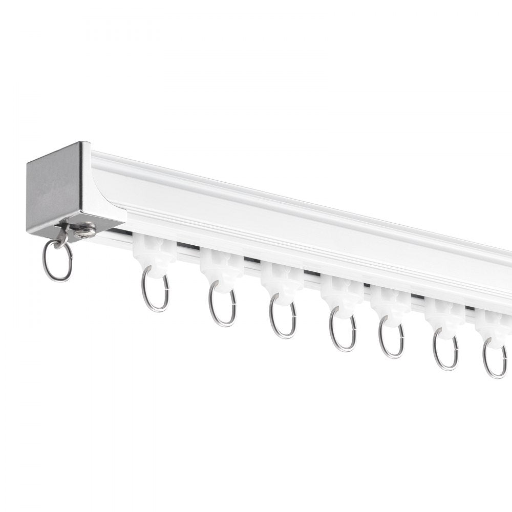 SZ-101A - Room Divider Ceiling Curtain Track Set 8.9 FT with Easy Install Hooks