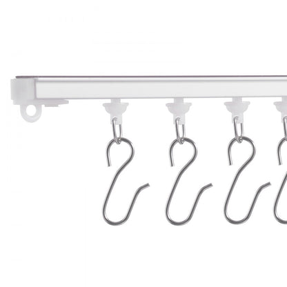 SZ-302B - 9.9FT Ceiling Curtain Track Set for Room Dividers and Drapes