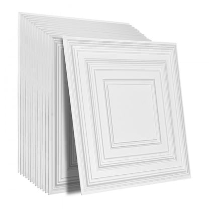 DH-01 - Waterproof 24x24 PVC Ceiling Tiles, Easy Install & Paintable Design