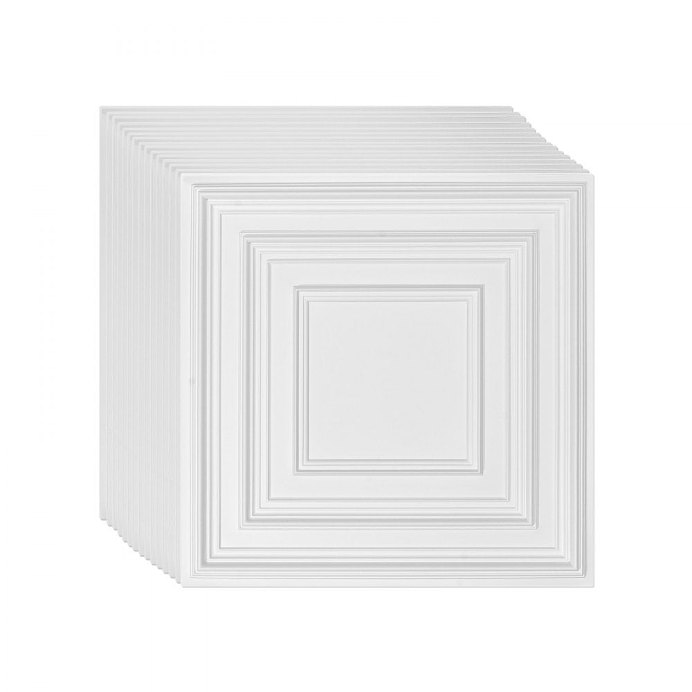 DH-01 - Waterproof 24x24 PVC Ceiling Tiles, Easy Install & Paintable Design