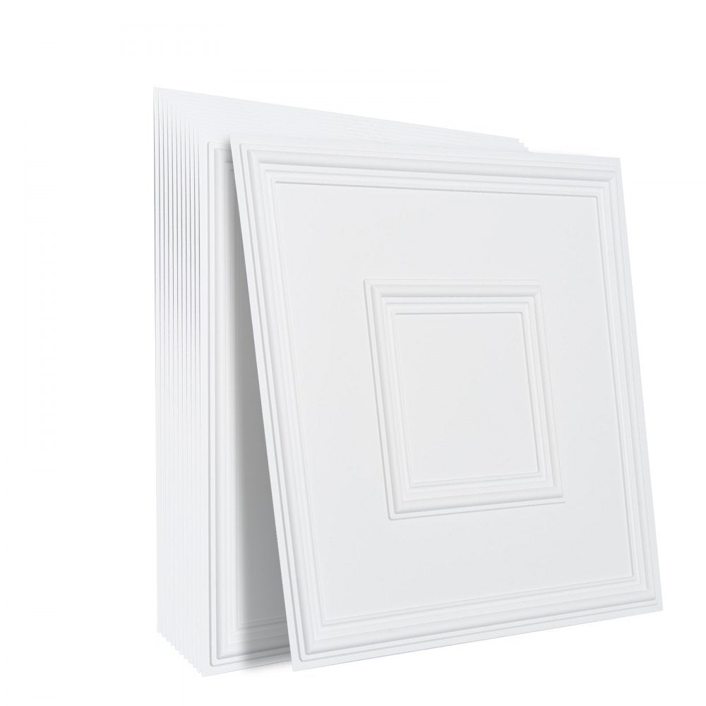 DH-02 - Waterproof 24x24" PVC Ceiling Tiles, Paintable & Easy Install