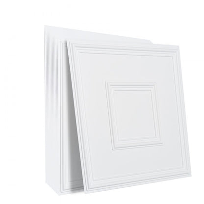 DH-02 - Waterproof 24x24" PVC Ceiling Tiles, Paintable & Easy Install
