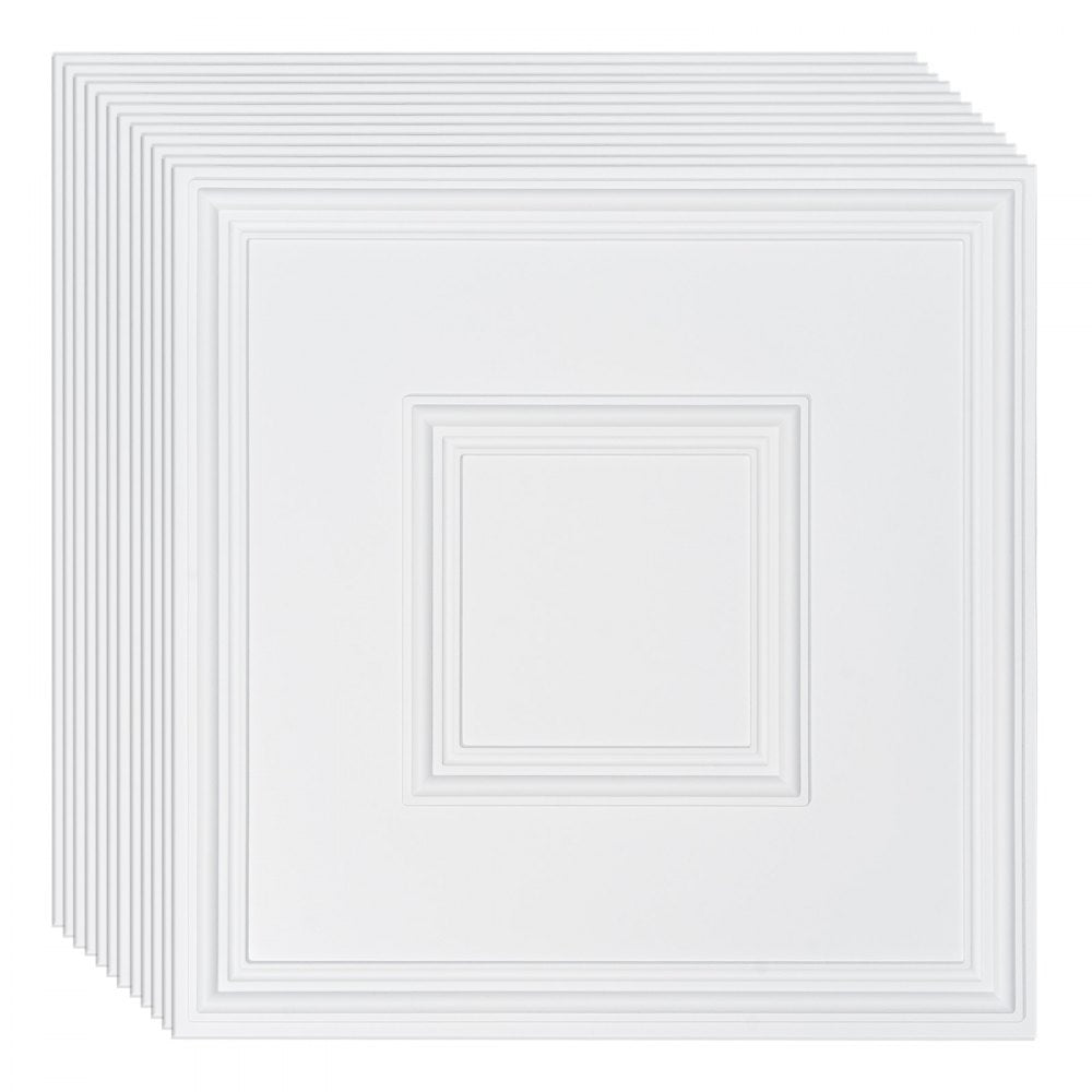 DH-02 - Waterproof 24x24" PVC Ceiling Tiles, Paintable & Easy Install