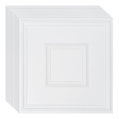 DH-02 - Waterproof 24x24" PVC Ceiling Tiles, Paintable & Easy Install