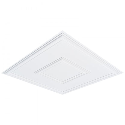 DH-02 - Waterproof 24x24" PVC Ceiling Tiles, Paintable & Easy Install