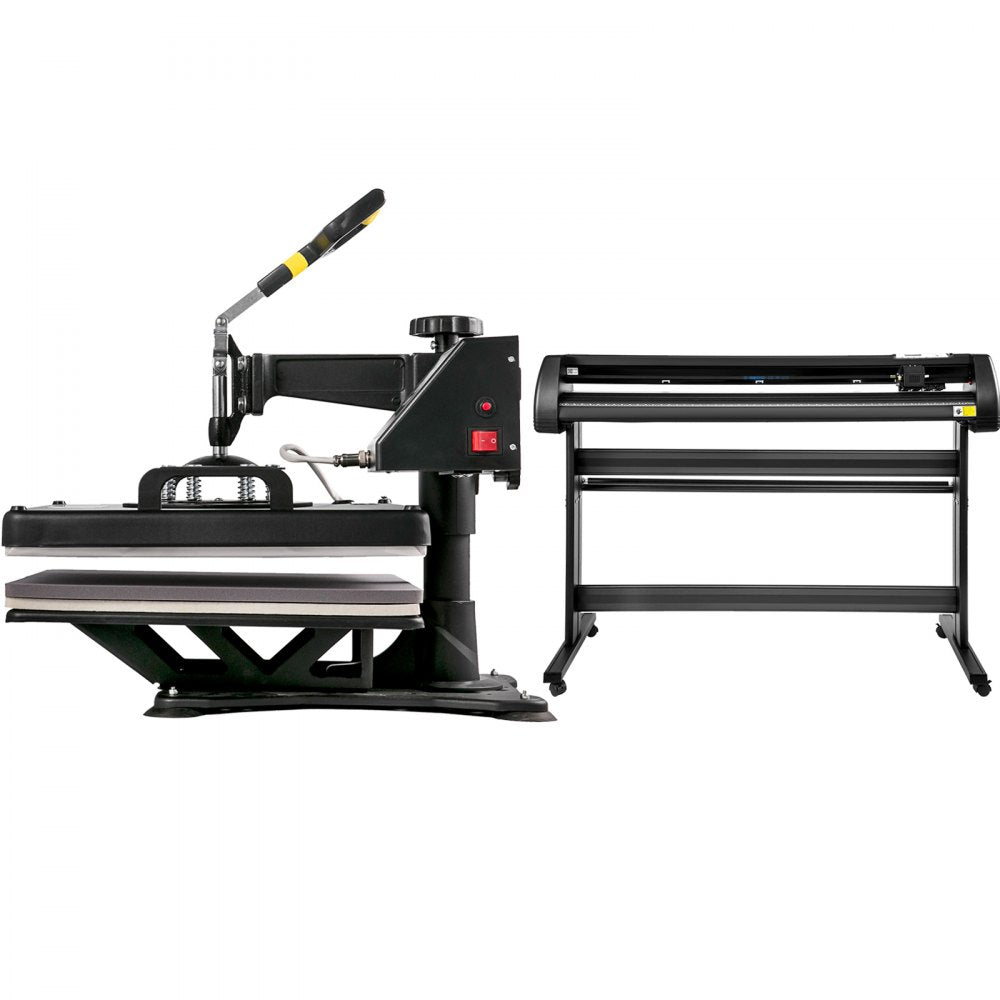 53 Inch - 6 in 1 Heat Press & Vinyl Cutter Set for Custom Designs