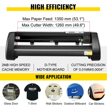 53 Inch - 6 in 1 Heat Press & Vinyl Cutter Set for Custom Designs