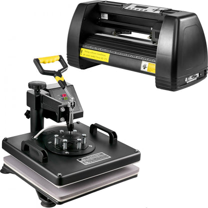 SKU: 15" x 15" Heat Press & 14" Vinyl Cutter - Vinyl Cutter & Heat Press Kit