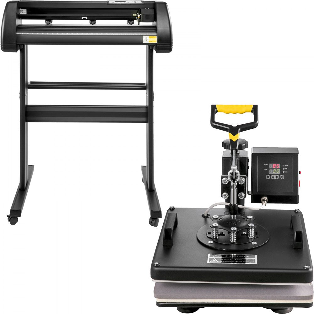 SKU: 15" x 15" Heat Press & 28" Vinyl Cutter - 28" Vinyl Cutter & 15" Heat Press Set