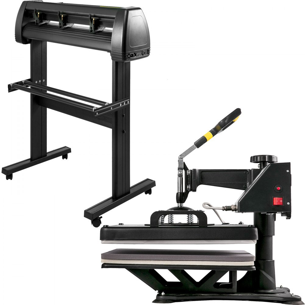 SKU: 15" x 15" Heat Press & 28" Vinyl Cutter - 28" Vinyl Cutter & 15" Heat Press Set