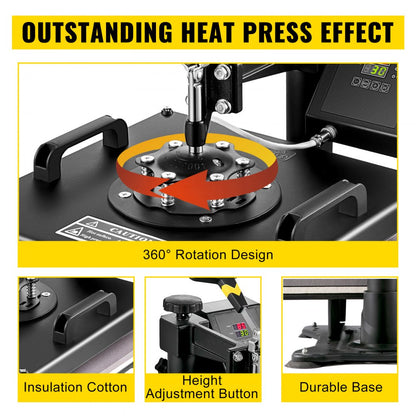 SKU: 15" x 15" Heat Press & 28" Vinyl Cutter - 28" Vinyl Cutter & 15" Heat Press Set