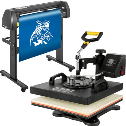 SKU: 15" x 15" Heat Press & 28" Vinyl Cutter - 28" Vinyl Cutter & 15" Heat Press Set