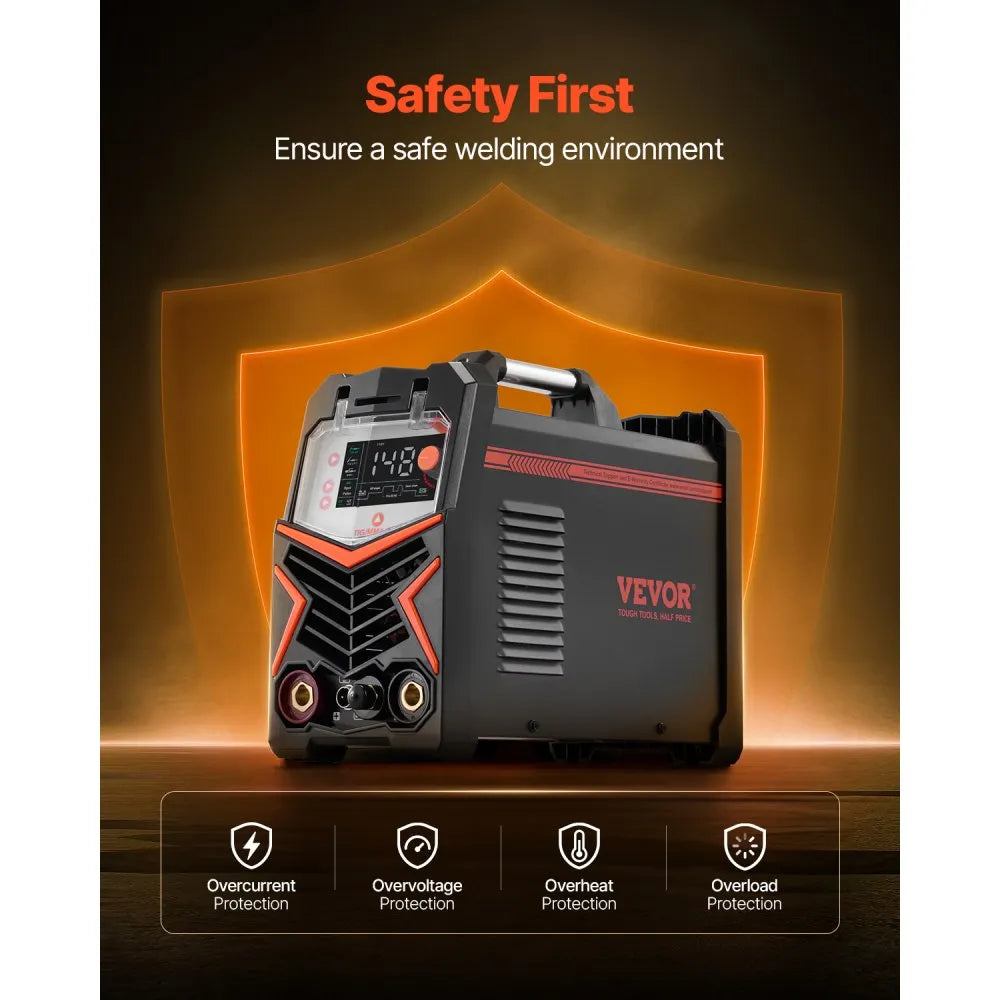 TIG/MMA 205 - 3-in-1 Lightweight TIG Welder with LED Display
