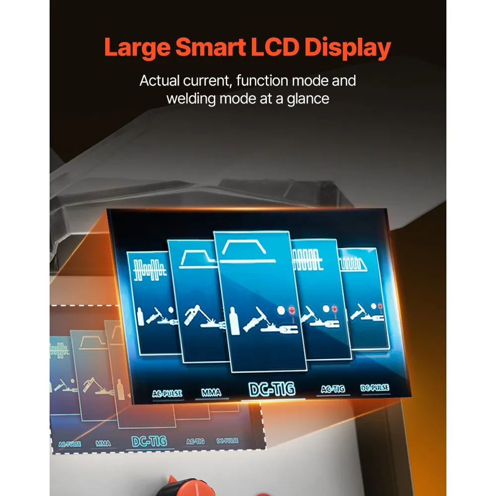 ACDC TIG-225 - 6-in-1 Multifunctional TIG Welder for Aluminum & Steel