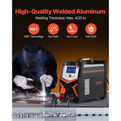 ACDC TIG-225 - 6-in-1 Multifunctional TIG Welder for Aluminum & Steel