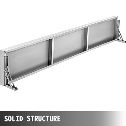 010205197790 - 70.8" Stainless Steel Concession Shelf for Food Trailers