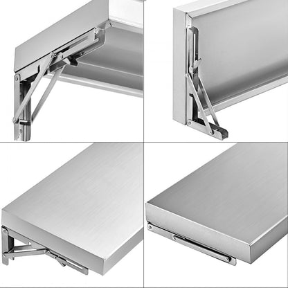 010205197790 - 70.8" Stainless Steel Concession Shelf for Food Trailers