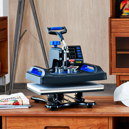 010913280048 - 15x15 Heat Press Machine with Dual-Layer Insulation