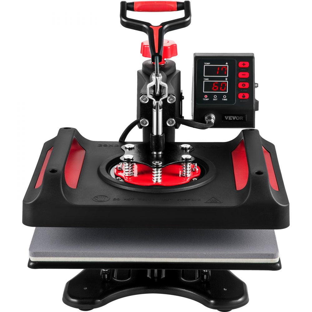 010712287531 - 12x15 Heat Press Machine with Double-Tube Heating Technology