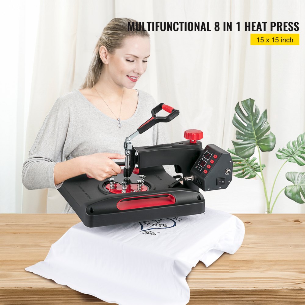 ZHJ-38B - 15x15 Heat Press Machine with Dual-Tube Technology