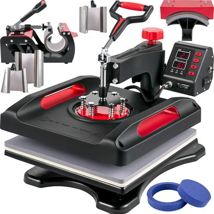 ZHJ-38B - 15x15 Heat Press Machine with Dual-Tube Technology