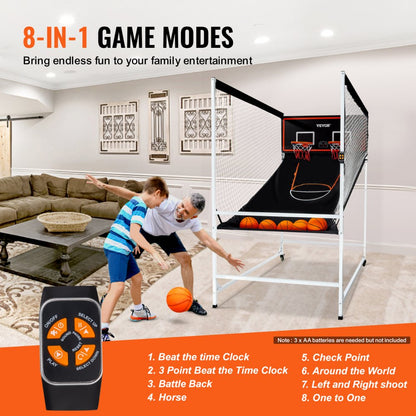 LW2312004 - Dual Hoops VEVOR Arcade Basketball Game - 90x48x84 Inches