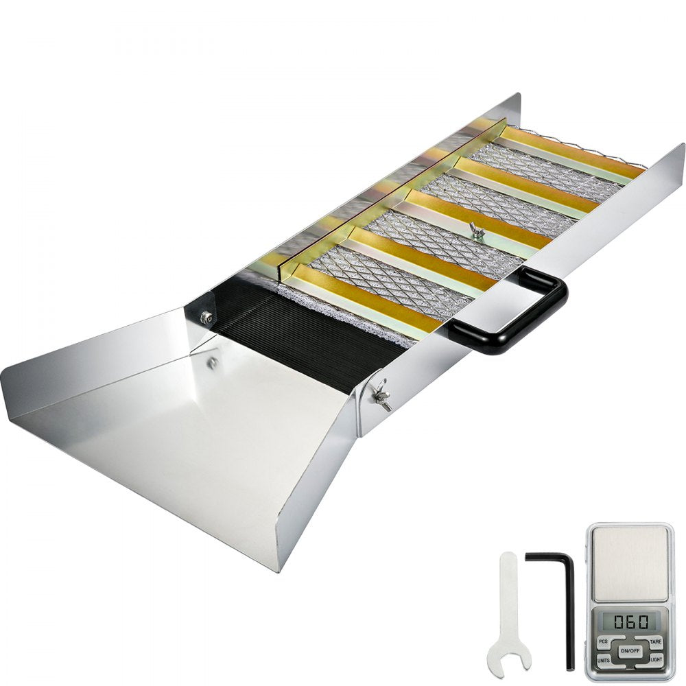 VV-JH-TJC30 - Lightweight 30" Aluminum Sluice Box for Gold Prospecting