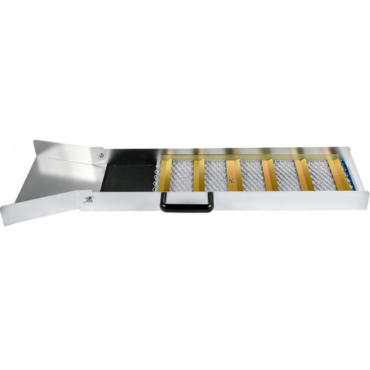VV-JH-TJC36 - Lightweight 36" Aluminum Gold Sluice Box with Riffles and Mesh